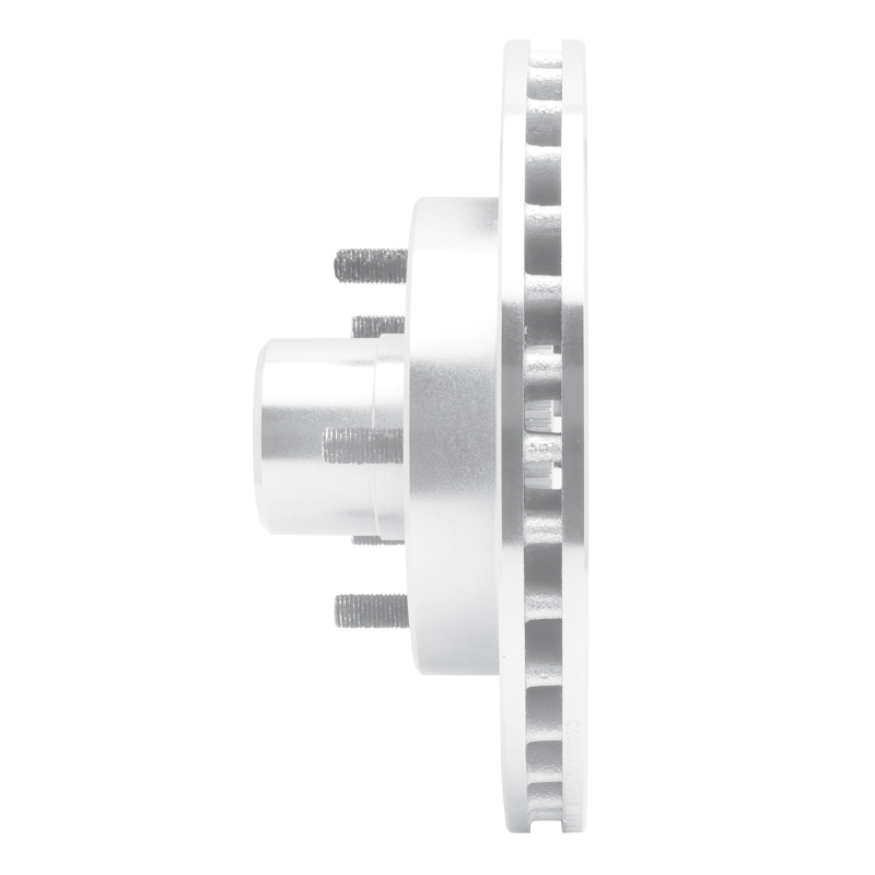 Chevrolet Blazer Brake Rotor (1) - Front Right - R1 Concepts - Drilled & Slotted - Silver - `91-`03